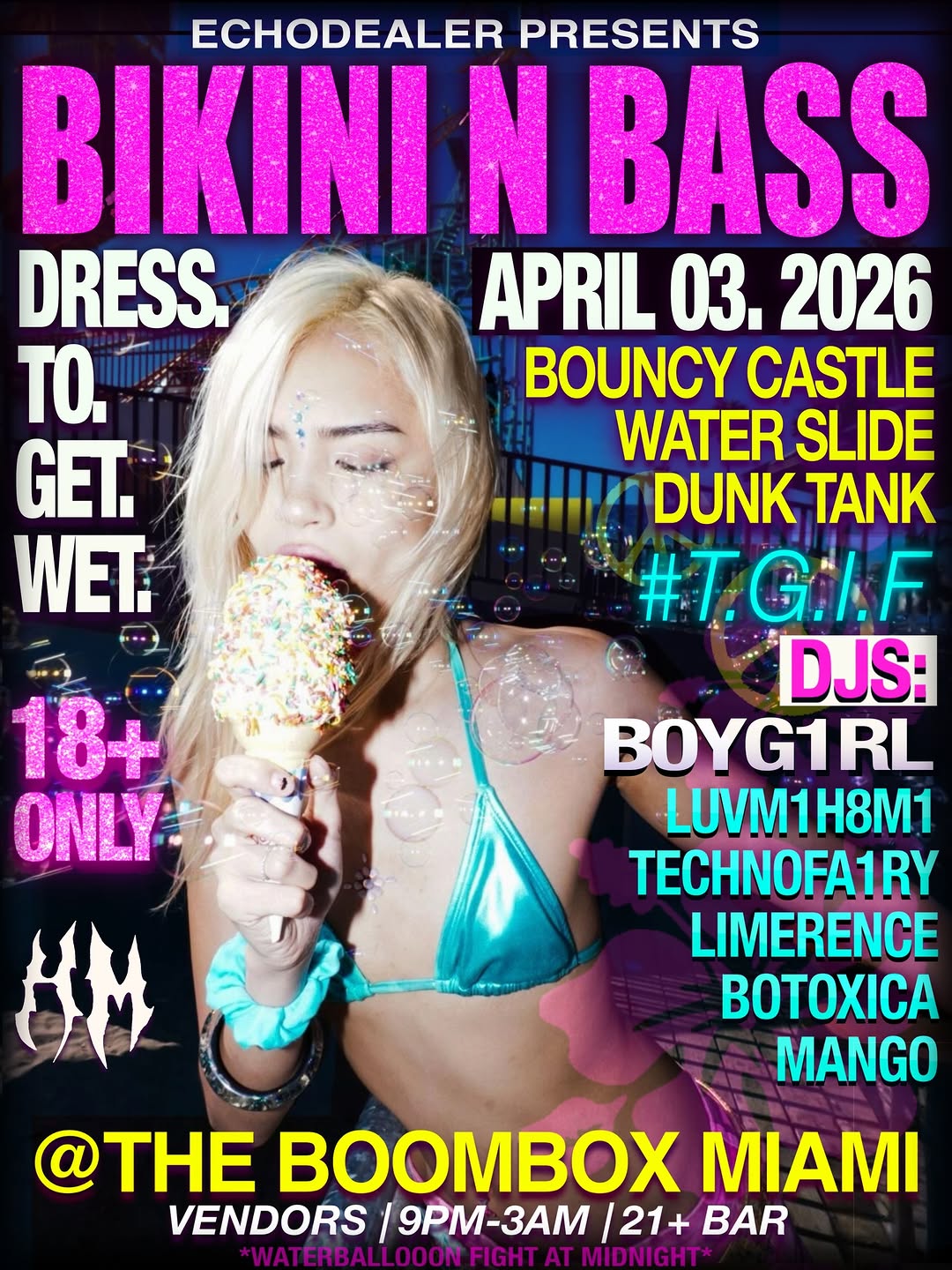BIKINI N BASS flyer